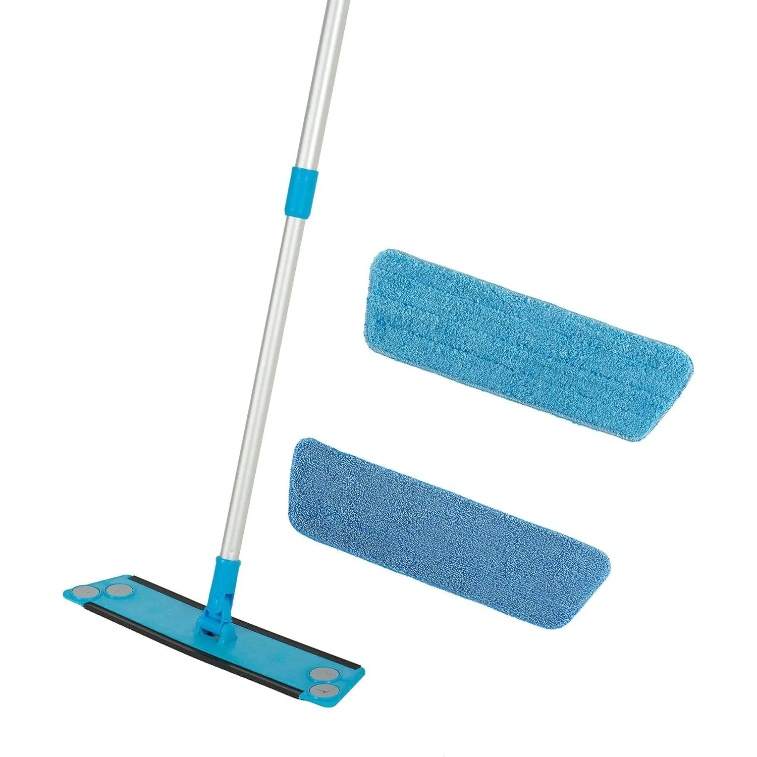 Microfiber Swivel Household Mop Kit with Two Pads