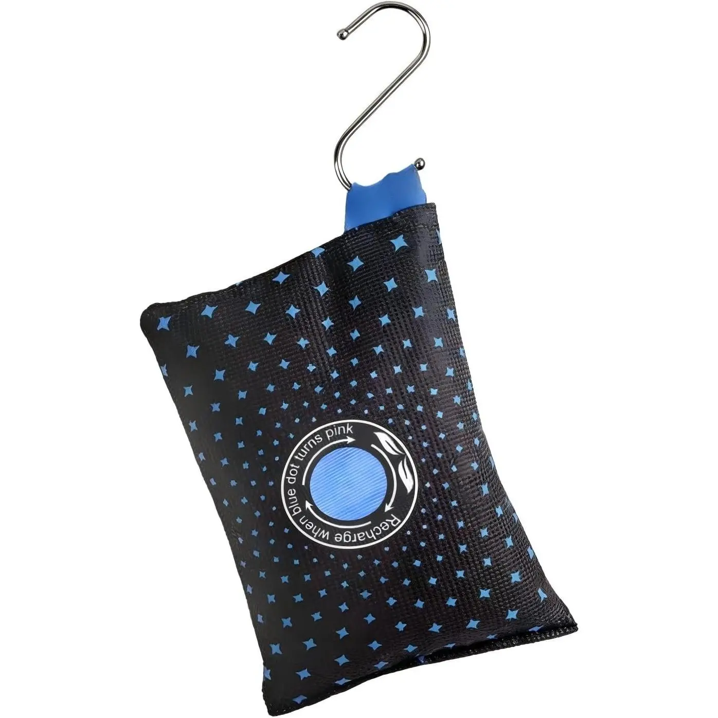 150g Rechargeable Desiccant Packs, Color Indicating  Absorbers | "S" Hook , Silica Gel Packets, For Closets,  Safe,  Filament, Safe, , Toolbox
