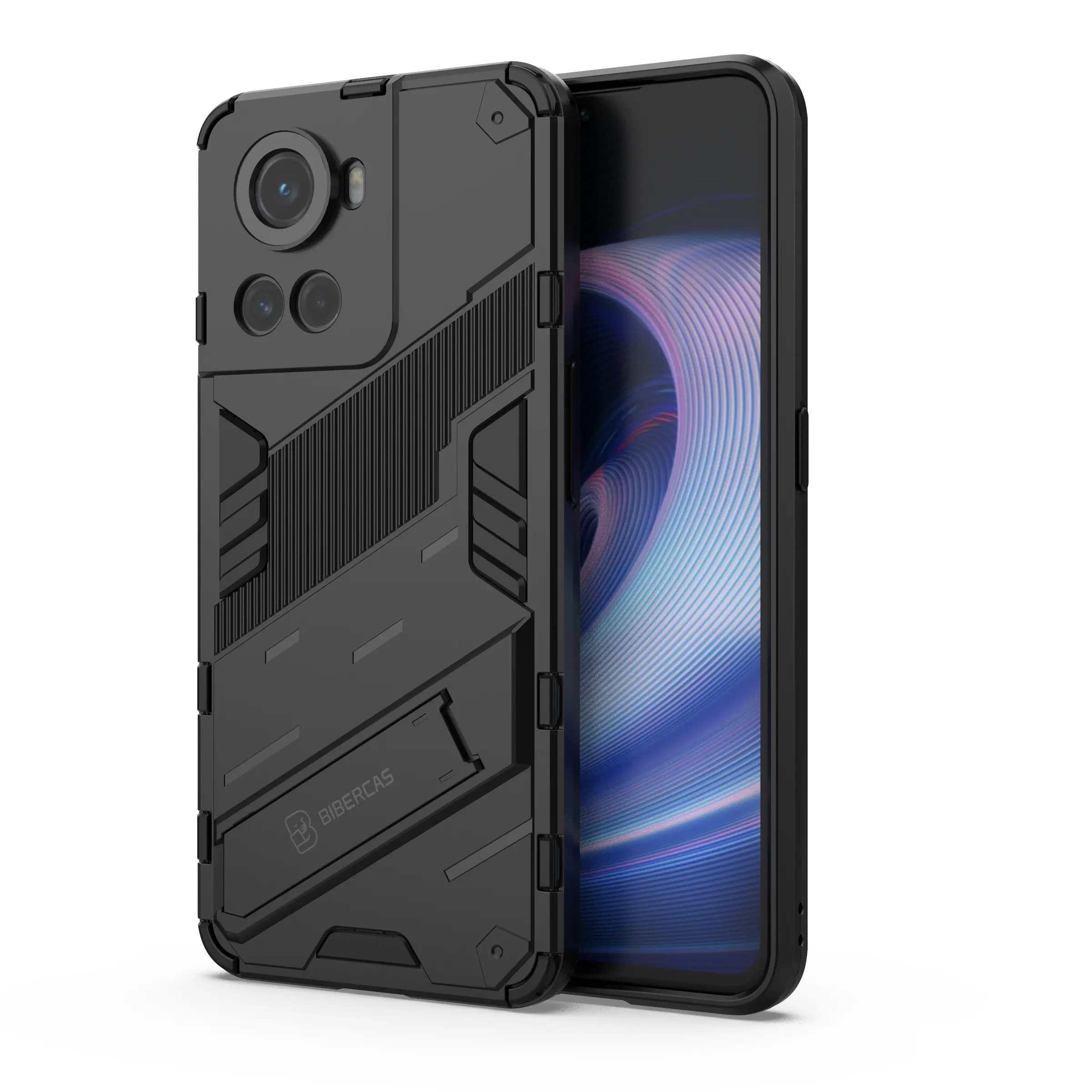Case for OnePlus Ace 5G/OnePlus 10R, Precision Cutouts, High-Quality Shockproof, Scratch-Resistant, Dual-Layer Protection, Hidden Stand, Thickened Design for OnePlus Ace 5G/OnePlus 10R Case