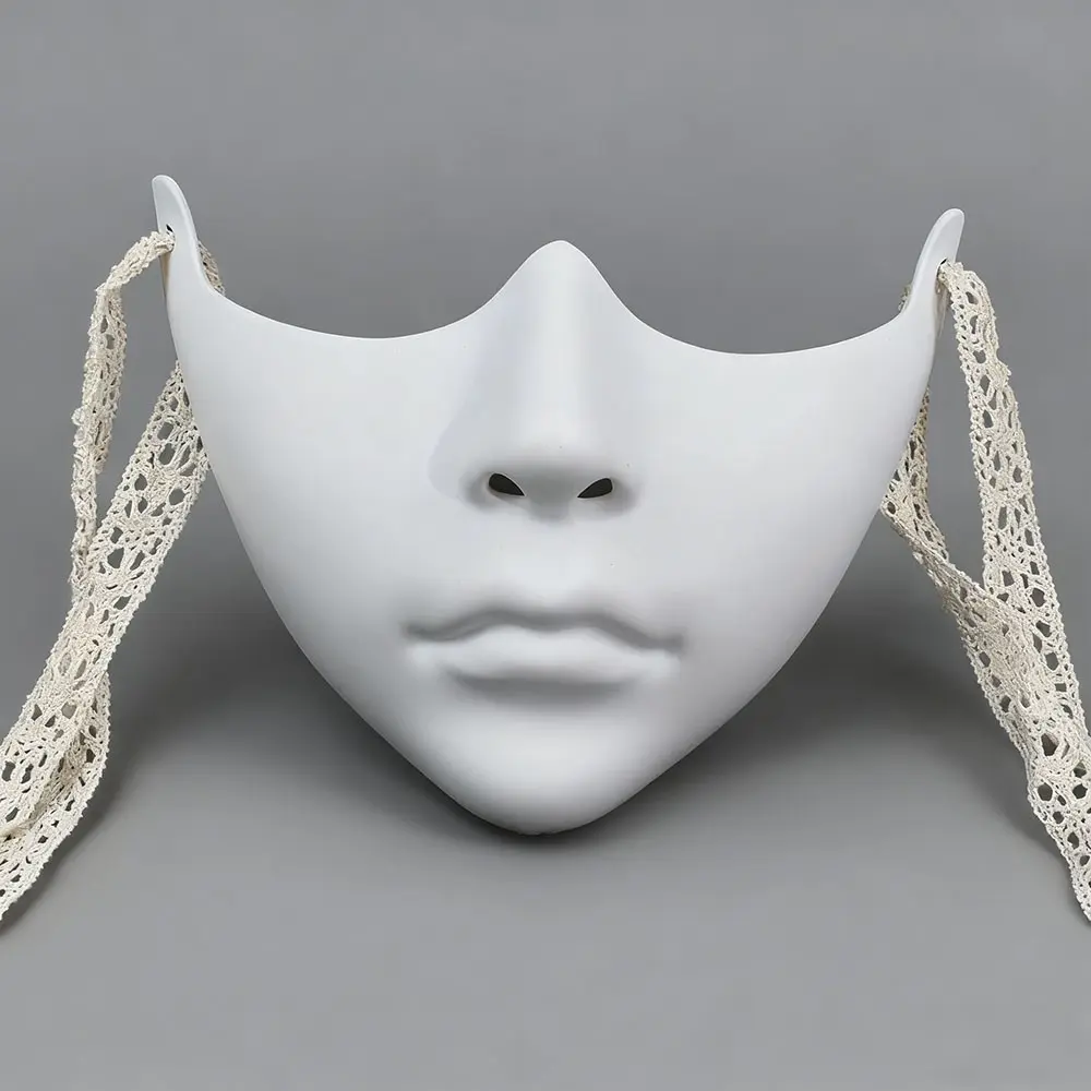 Colorful Half Face Latex Mask, Cos Beauty Props, Party Accessory, Mechanical Style, Halloween Decoration, Collectible, New Arrival