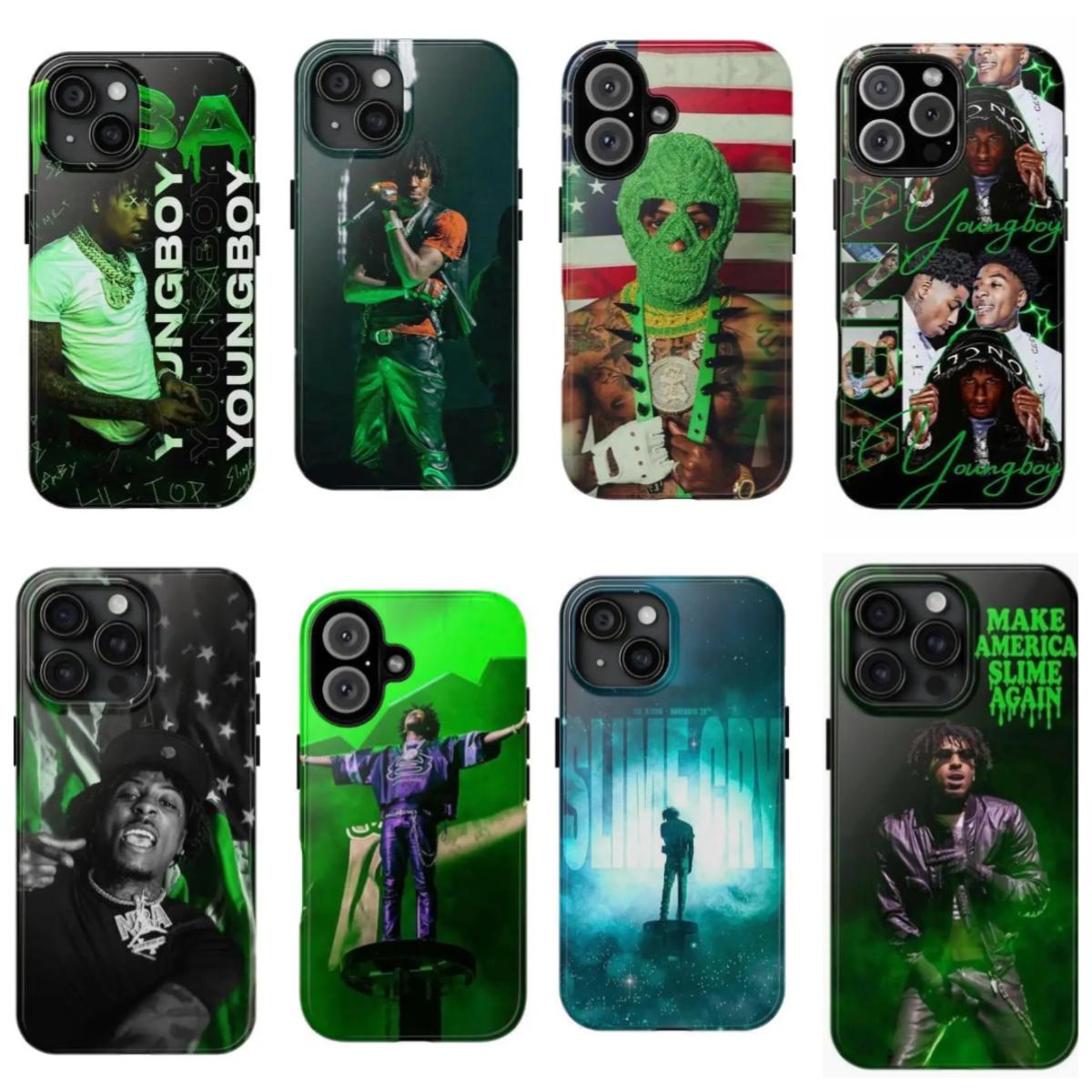 Youngboy Phone Case For iPhone 17 - 12 Promax Pro Plus, Double-layer hard shell protection,best Gift