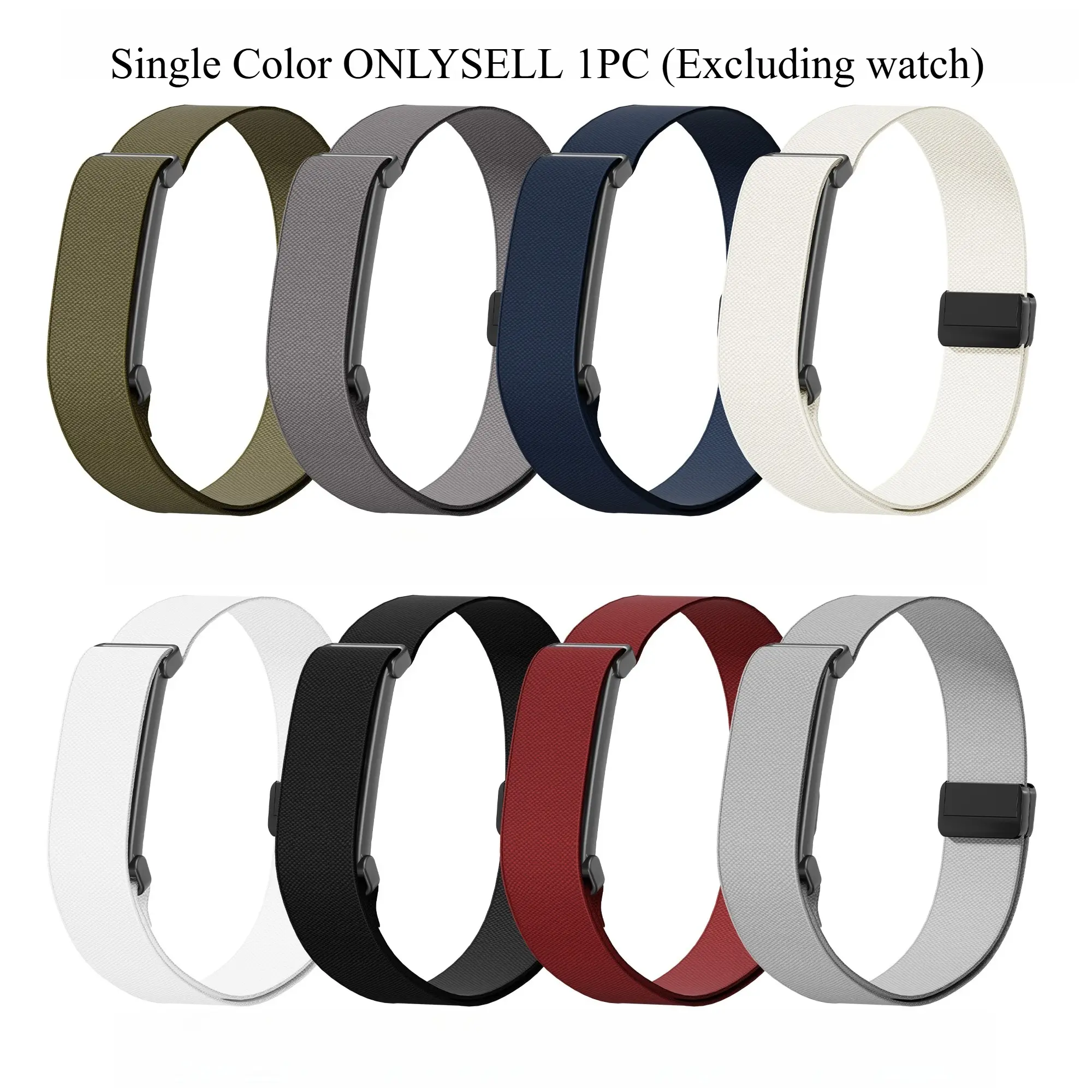 1 Pcs Leisure Sports Nylon Watch BandFor Google Fitbit Air Smartwatch Replacement Strap Accessories Smart Watch Straps (Strap Only, Watch Not Included)