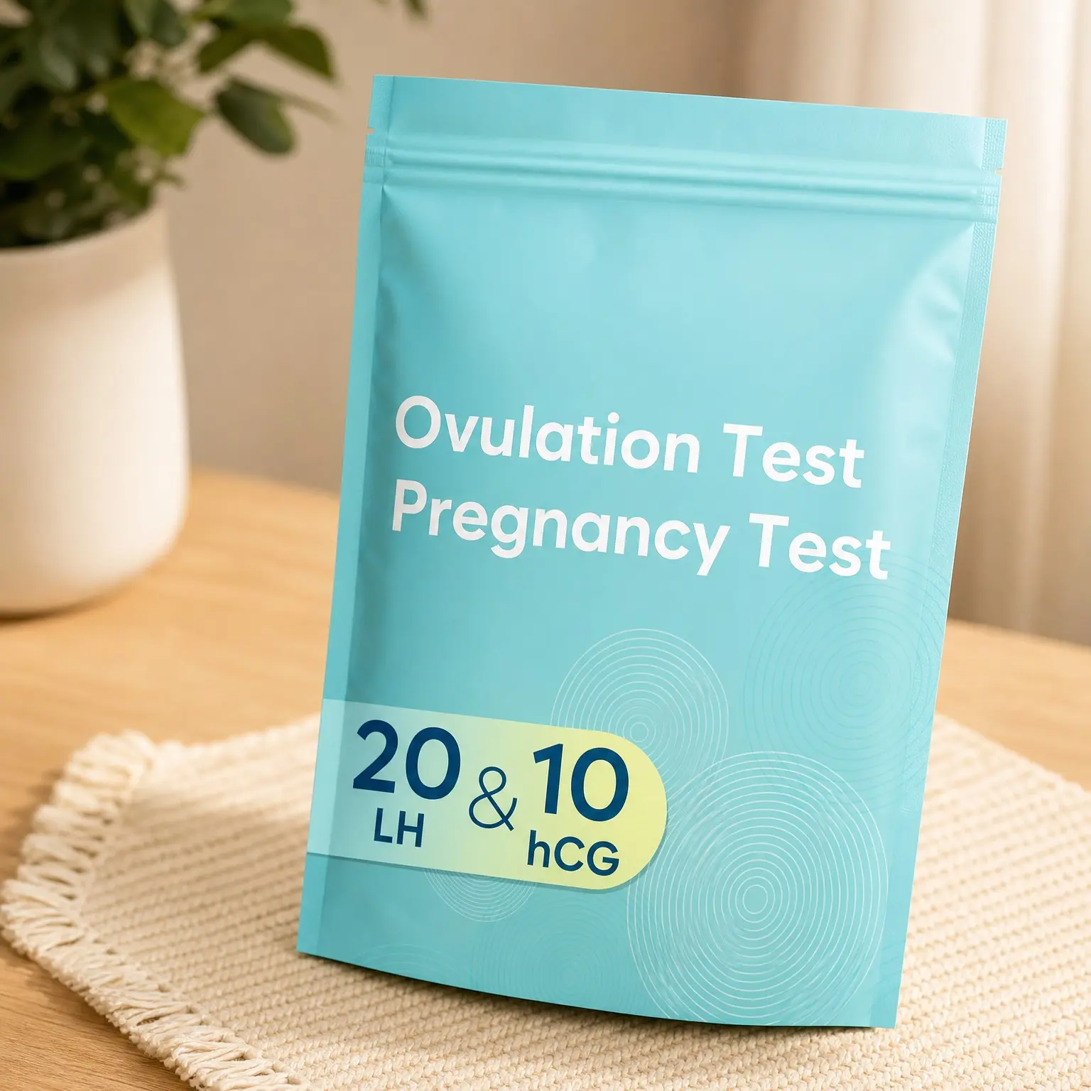 Ovulation & Pregnancy Test Strips Combo Kit: 20 Ovulation Strips & 10 Pregnancy Tests | Accurate at-Home Fertility Tracker(Gift)