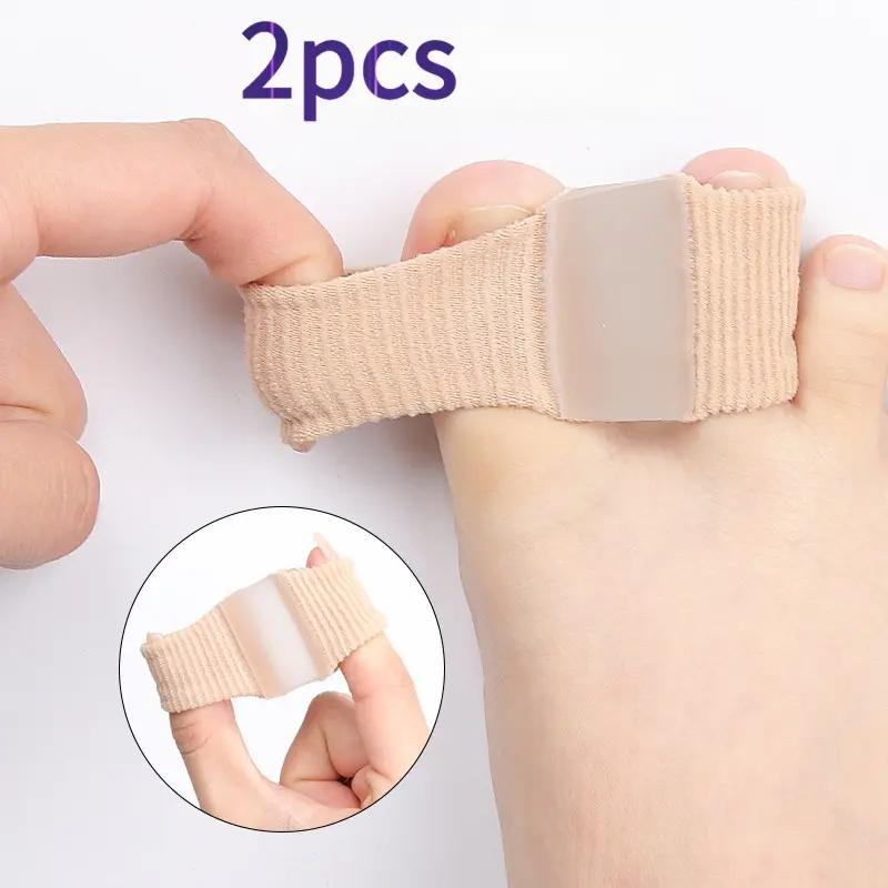 2pcs toe correction big toe eversion split toe device double hole set two sizes toe orthotics Pedicure Tool