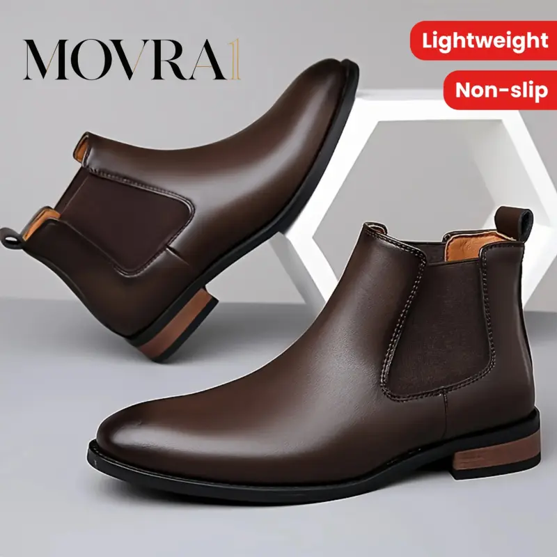 MOVRA1 [Chelsea Boots Winter] Lightweight Non-Men's Chelsea Boots - Solid Color On Boots Winter