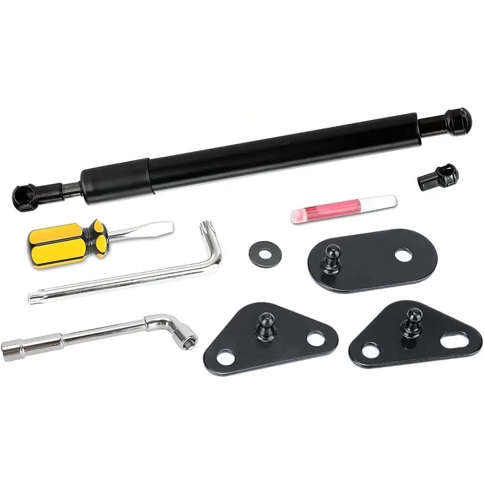 Compatible with 2015-2026 F150 Tailgate Assist – 1045 Steel Material, Quiet Controlled Descent, No More Slamming Down, No Drill Bolt-On Installation with All Tools Included
