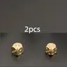 Golden Copper 2pcs Elegant Solid Brass Mahjong Dice- Intricate Engravings, Perfect for Board Games, Bars& KTV- Yellow, Tabletop Gaming, Highquality Metalwork, Bar Owners, Game Enthusiasts, Dice Set