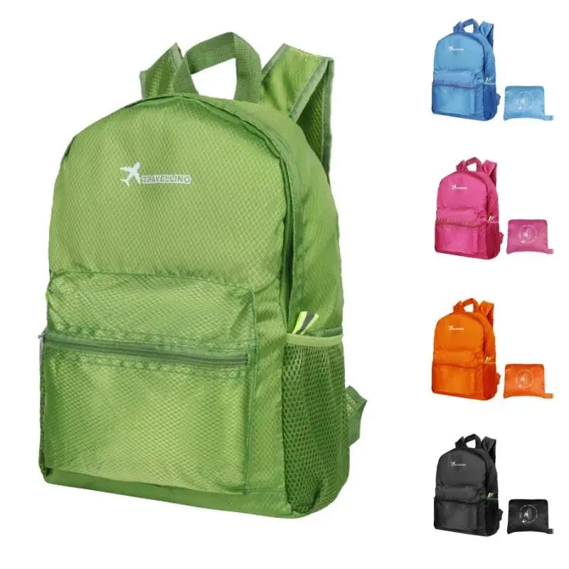 25L Lightweight Folding Backpack Men Ultralight Waterproof Backpack Women's Travel Camping Hiking Sports Backpack Customized