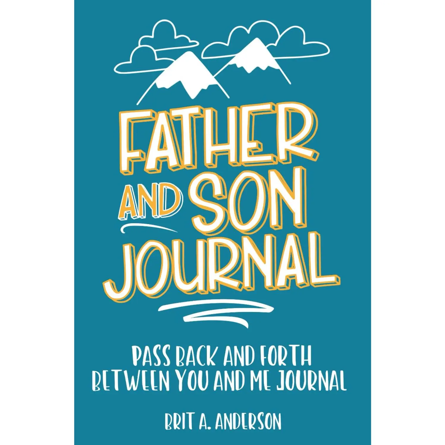 Father and Son Bond-Building Paperback Notebook, Back-and-Forth Communication Journal for Adults & Children, Office Stationery Supplies