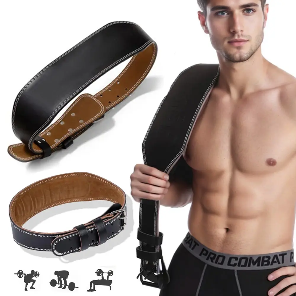 Upgraded High-Quality Fitness Belt, Stronger Support for Weightlifting, Core Protection, Lumbar Support Gear for Gym Workouts