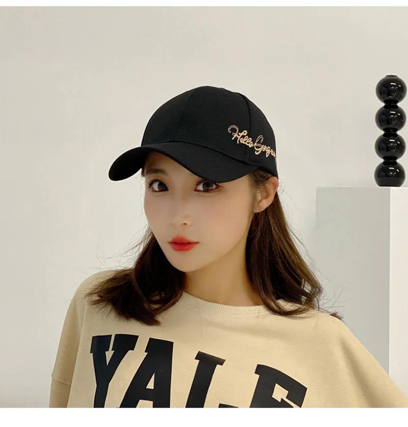 Four Seasons Pineapple Cloth Embroidered Hat Women's Sunshade Hat Personalized Men's Beach Outdoor Leisure Shopping Baseball Cap