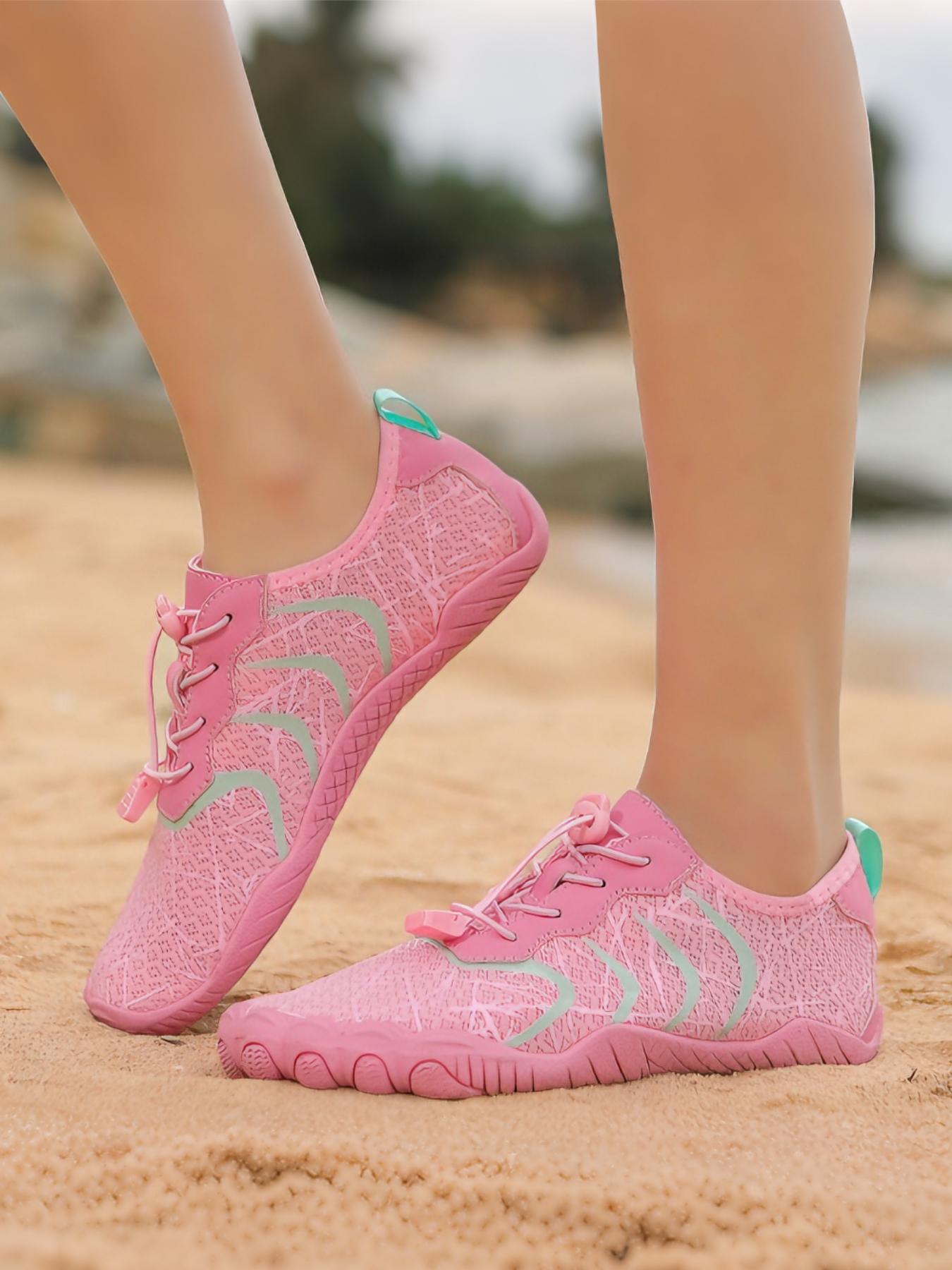 Outdoor Five-Finger Hiking Shoes, Water Beach Sandals, Barefoot Diving Single Shoe, Swimming Fitness Cycling Mountain Climbing Lightweight Breathable Sport Casual Water Shoes, Mesh Water Shoes