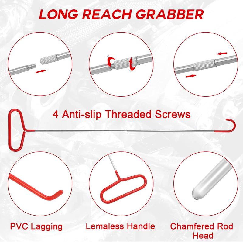 Car Unlock tool set, Car Repair Tool Kit Portable Automotive Tool Set 14 PCS with Carrying Bag for Cars & Trucks Universal Car emergency tool Vehicle