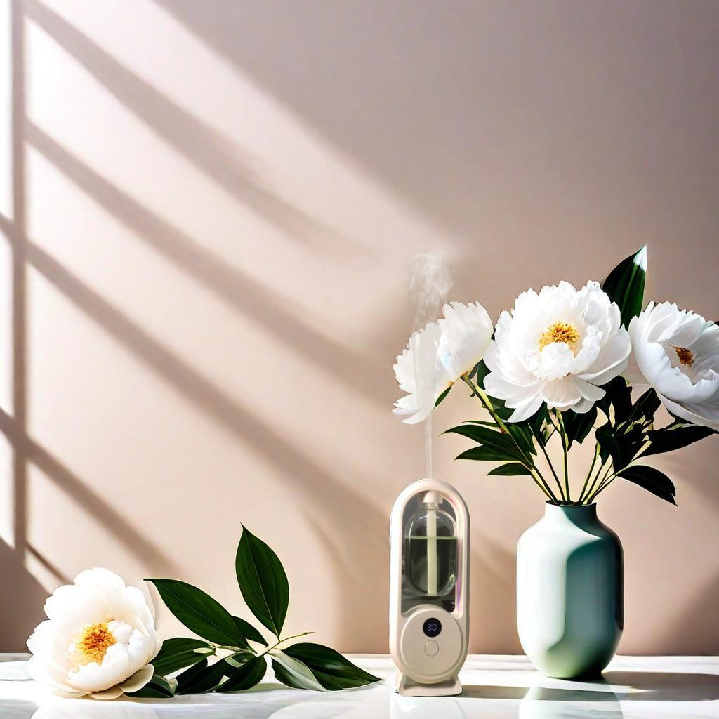 24-Hour Cycle Smart Aroma Diffuser, 1 Set Rechargeable Automatic Timing Essential Oil Mist Diffuser, Household Appliances for Home Bathroom, Aromatherapy for Home