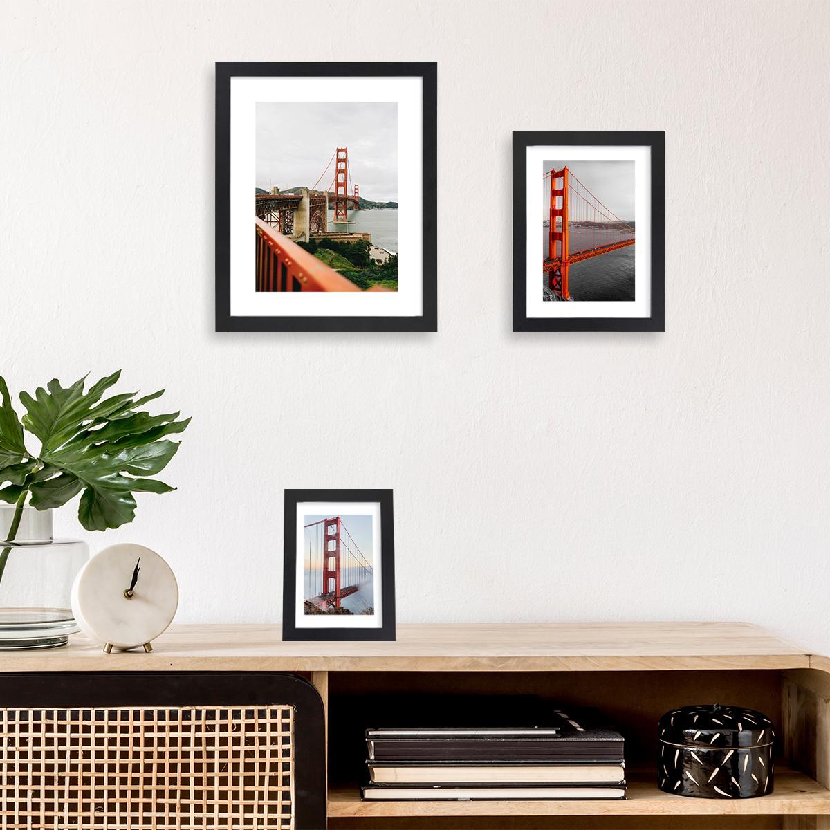 12×16 Picture Frame Set of 3, Wall Gallery Photo Frames, Black Creative Art Picture Frame,  Picture Wall Gallery Frame, Home Decor Photo Frame Set for Living Room Office Dormitory School