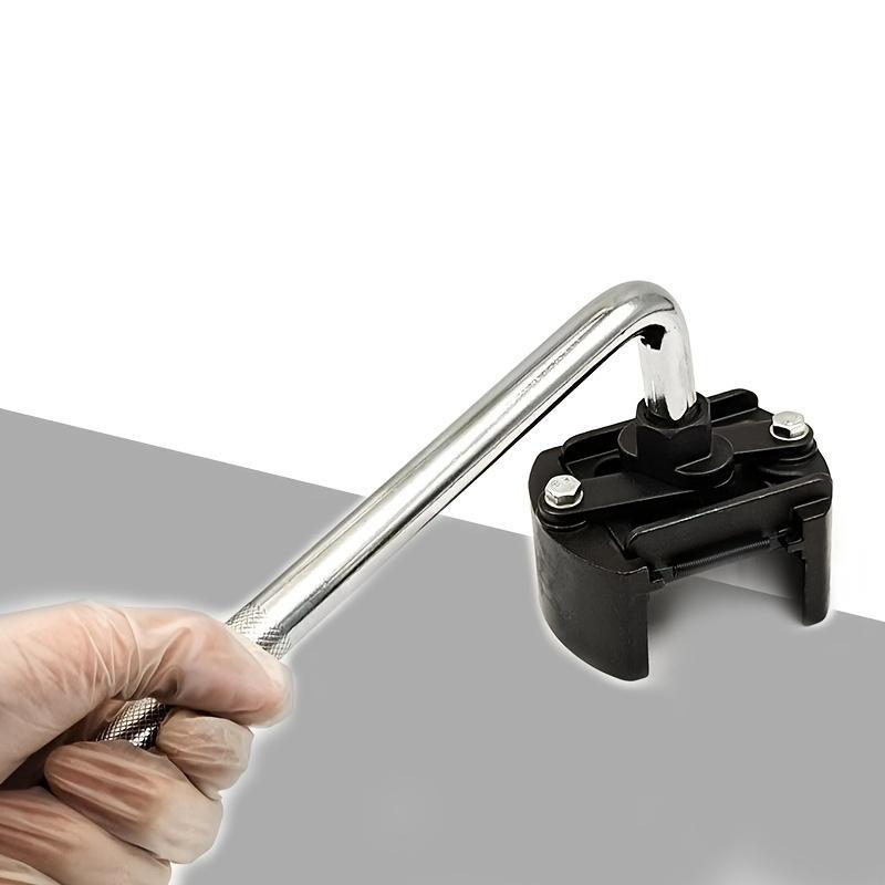 Adjustable 2 Jaws Filter Wrench, 60-80 Mm (2.36-3.15 In), Heavy Duty Steel, Double-Sided Grip for Easy Removal And Installation(Non-automotive accessories)