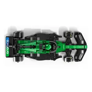 Amr24 F1 Racing Toy Blocks Aston Aramcom, Collectible Model Building Kit, Perfect Gift for F1 Fans, Ideal Christmas Present for Speed Enthusiasts