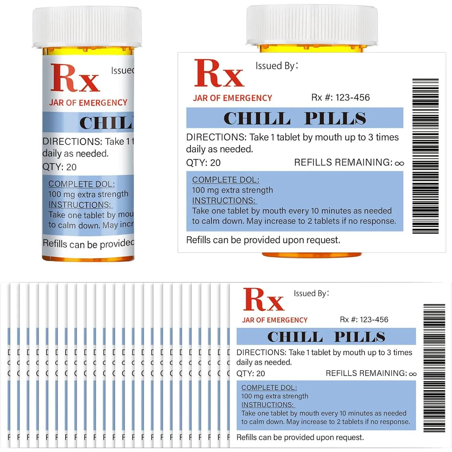 60 count Nurse Graduation Party Favors Medication  Bottle Labels