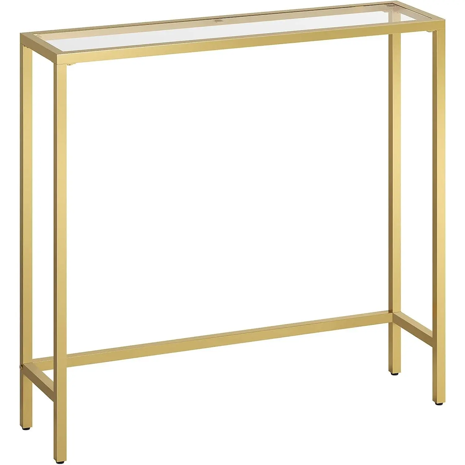 29.5" Narrow Console Table, Modern Sofa Table Behind Couch Table