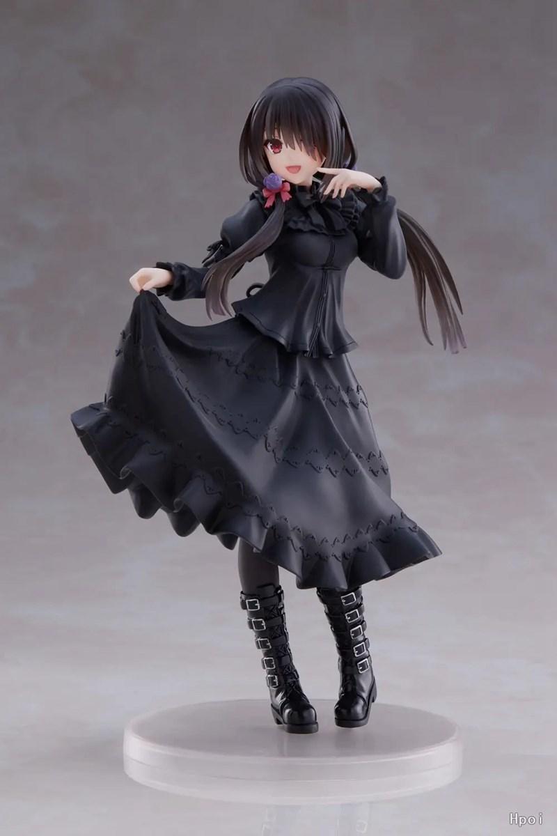 18CM DATE A LIVE Tokisaki Kurumi Anime Figure Cute Girl Model Toy PVC Black Dress Dress Up Standing Model Car Interior Ornament 18CM DATE A LIVE Tokisaki Kurumi Anime Figure Cute Girl Model Toy PVC Black Dress Dress Up Standing Model Car Interior Ornament