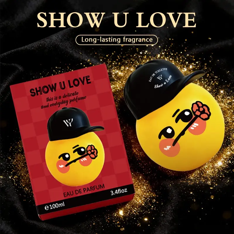 Funny Baseball Cap Shape Perfume 100ML, Show U Love/honey Bunny Series, Unique Personal Fragrance, Creative Birthday Gift