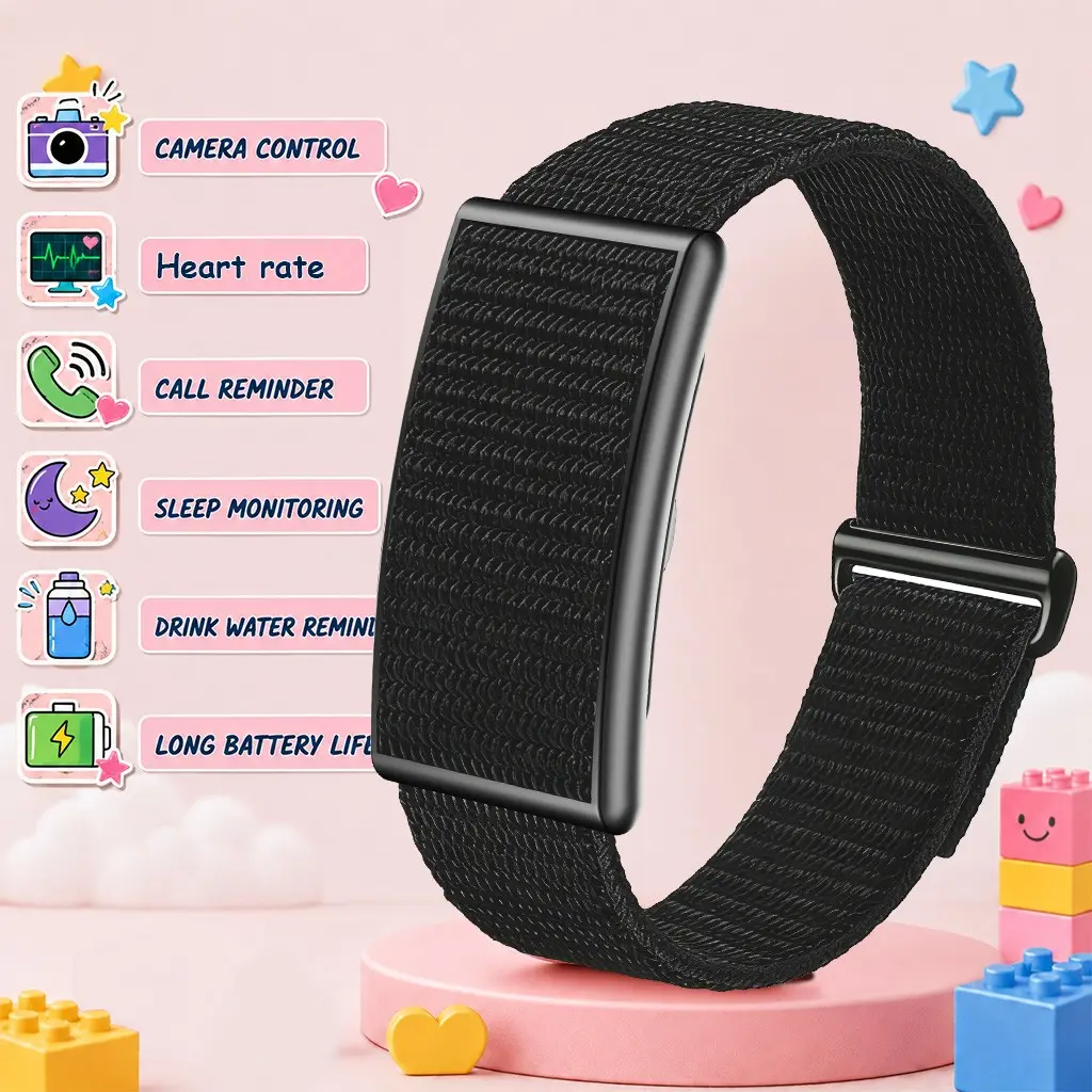 Screen-Free Fitness Band for Women, Tracker Watch, Call/sms Alerts, Exercise Distance Tracker, Multi-Sport Modes, Cycle Tracking, Ideal Gift