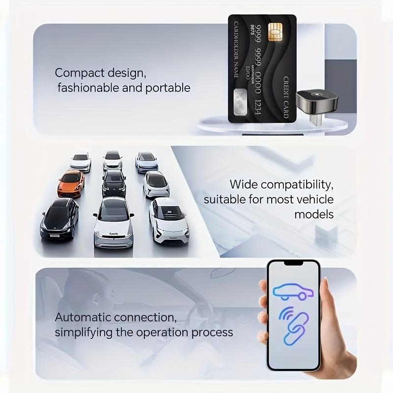 Wireless CarPlay Box for Android Auto and iOS - High-speed 5GHz WiFi, low latency, plug-and-play universal car adapter, supports OTA updates, compatible with most cars. wire apple carplay plug