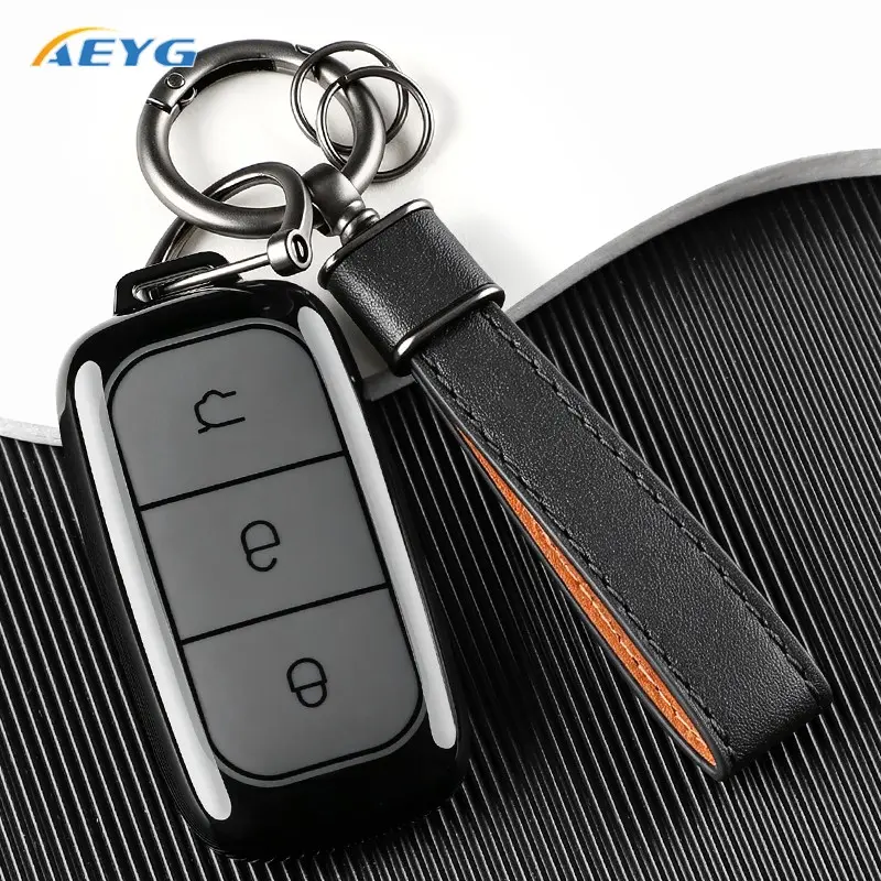 Car Key Case Cover Shell for Geely Galaxy L7, L6 Max, L7max, E8, E5, Original Keyless Accessories, Durable Protection