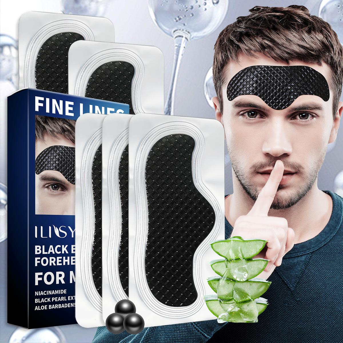 ILISYA Men's Black Energy Forehead Patch 1 box, Anti Wrinkle, fade ...