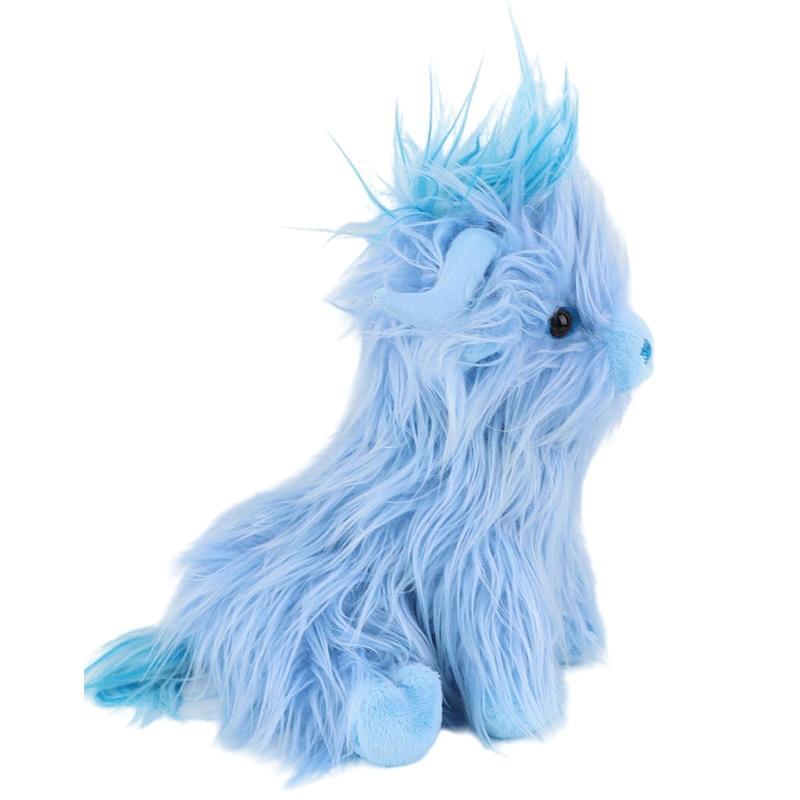 Fluffy Light Blue Highland Cow Plush Doll | Adorable Huggable Companion Ideal Birthday Gift & Cozy Decor