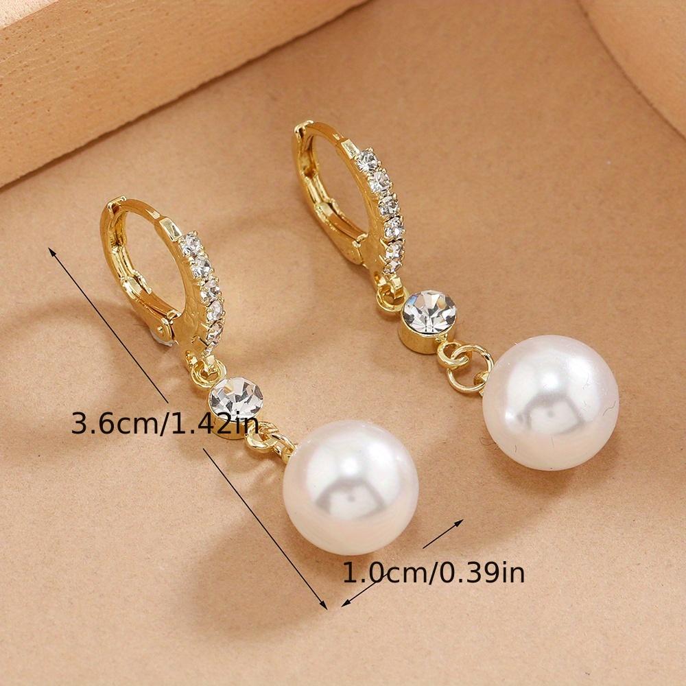 New High-End Gentle Style Pearl Earrings Fashionable Simple Versatile Ear Jewelry men's whimsical dad chain men autumn rapper Stainless Steel Link Necklace Crucifix Personalized Eye Photo Titanium Large Saturn Water Drop Choker daughter Music Guitar Pick