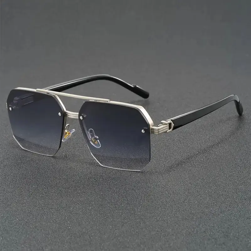 Unisex Vintage Eyeglasses, Trendy Casual Eyewear for Everyday Use, Fashion Accessory for Outdoor Activities, Stylish Glasses