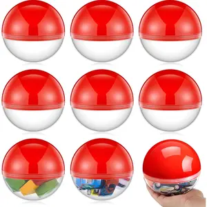 24 Pcs 4 Inch Cartoon Empty Round Vending Machine Capsules with Clear Top for Birthday Gifts DIY Crafts Party Favors