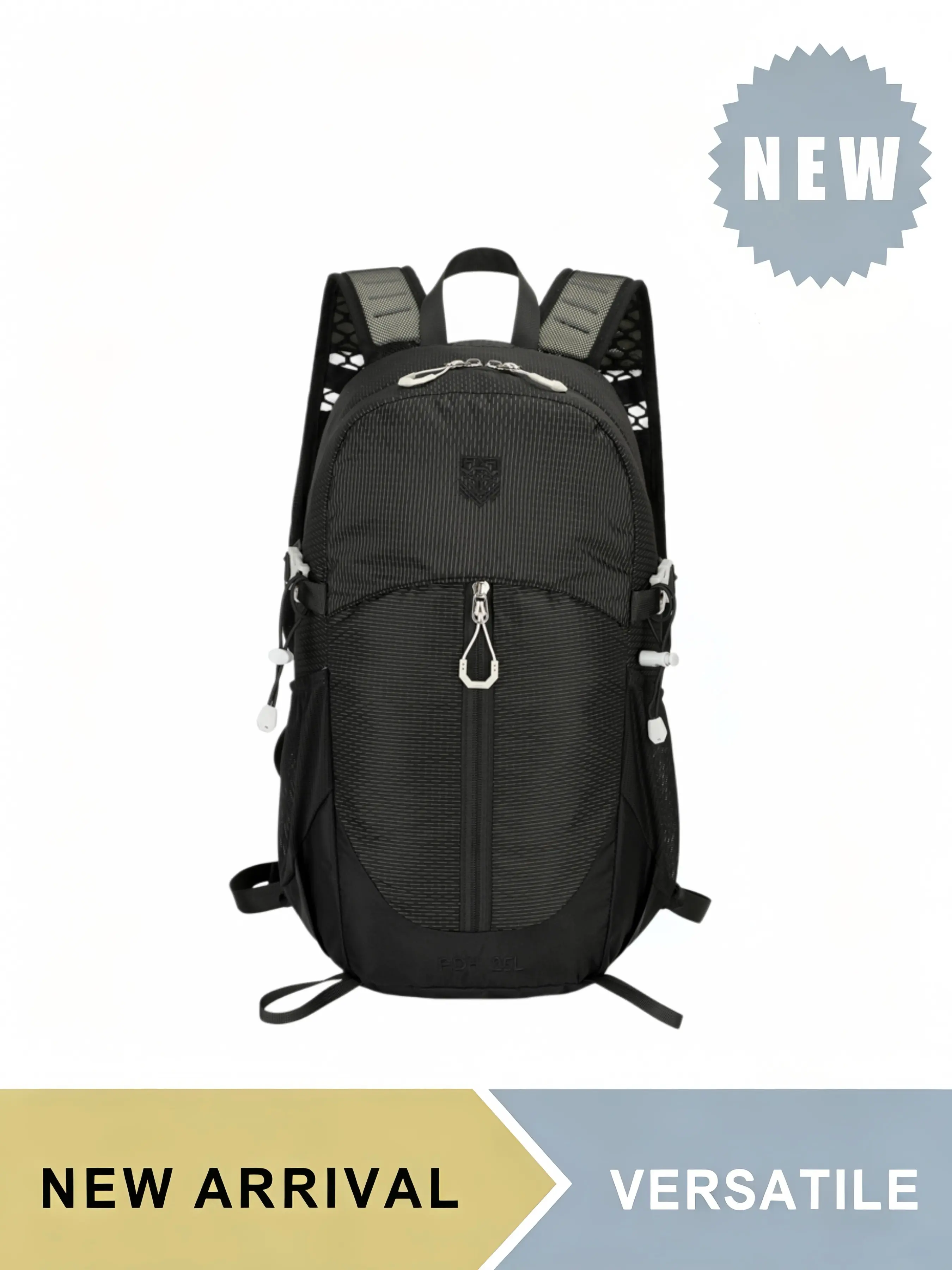 Water Resistant Hiking Backpack, Hydropack Hiking Backpack for Men Women, Outdoor Travel Daypack with Hydration Bladder Pocket & Trekking Pole Attachments, Padded Shoulder Straps, Durable Bag for Hiking Trekking Camping Daily Use, Multiple Colors