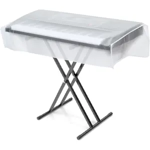 Keyboard Dust Cover for 88-Key Keyboards and Digital Pianos,  Transparent Piano Covers