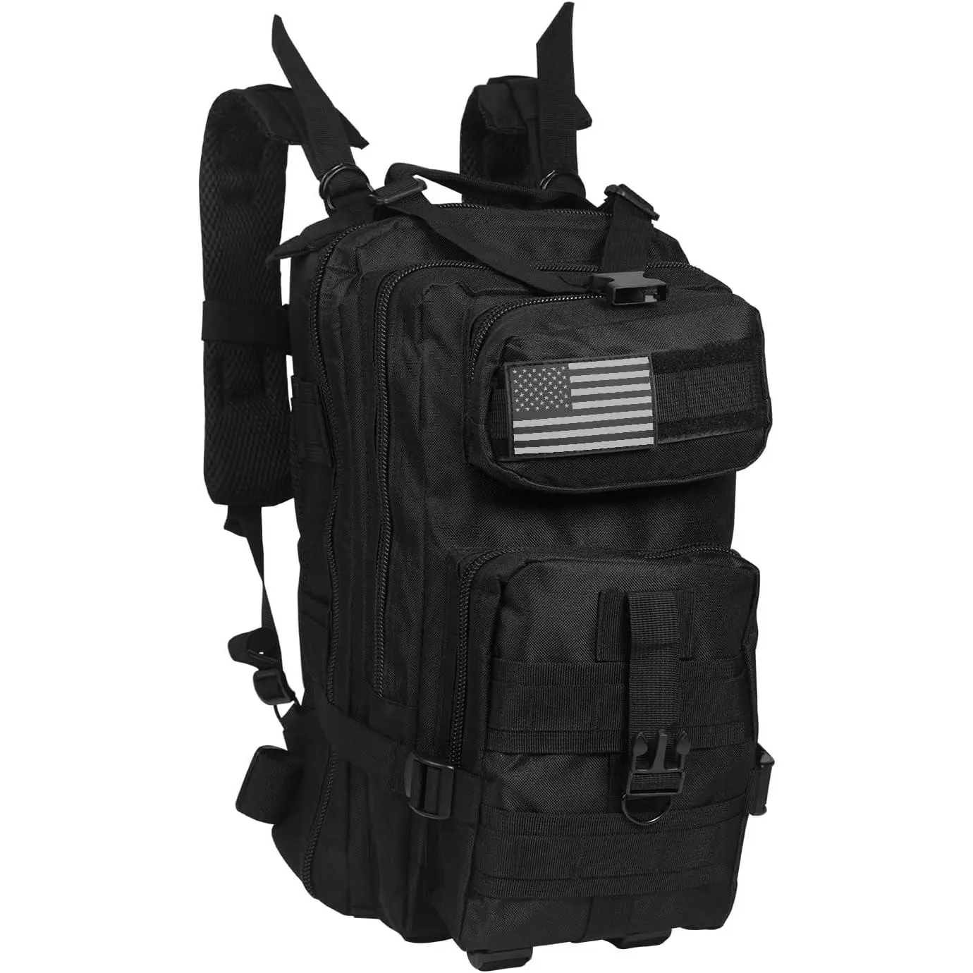 20L Tactical Backpack 7 Compartments Padded Comfort Heavy-Duty Nylon for Survival & Camping