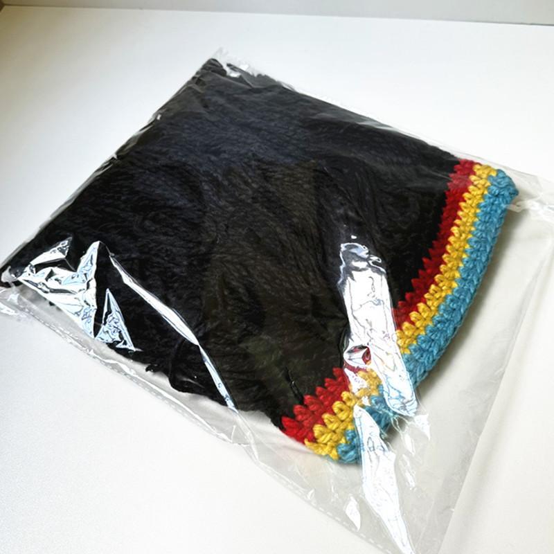 Unisex Synthetic False Braid Dreadlock Wig Beanie Caps Handmade Crochet Hat Gorro Rasta Jamaica African Party Hip Hop Dance Hat