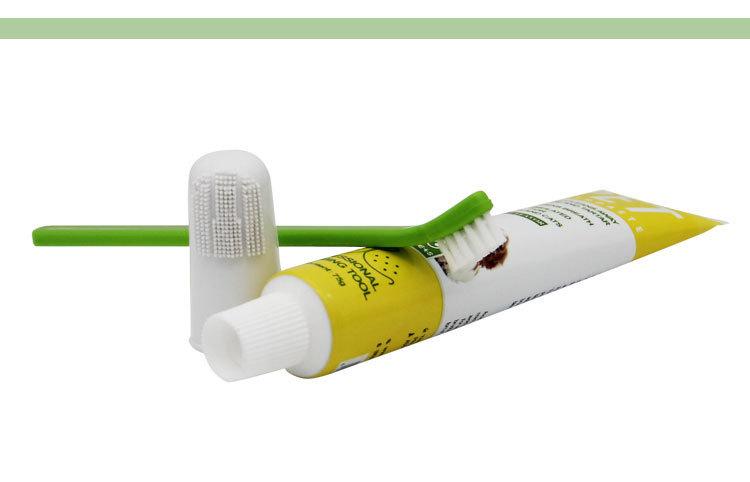 Dog toothpaste, toothbrush, non-irritating, protects teeth, scented fragrance, prevents tooth decay