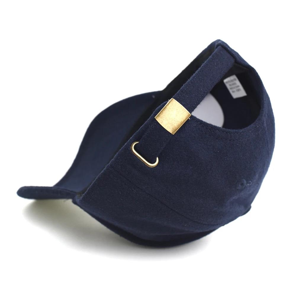 Autumn Winter Wool Baseball Cap Men Women Casual Dad Hat Adjustable Fashion Trucker Style Low Profile