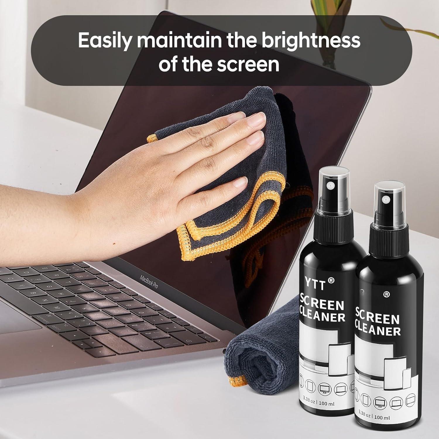 Screen Cleaner Spray Kit (2X) - TV & Computer Screen Cleaner - TikTok Shop