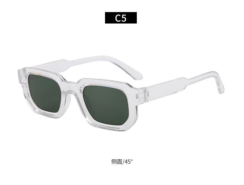 Square Small Frame Sunglasses European and American Retro 2025 New Simple High-end Fashion Sunglasses for Women