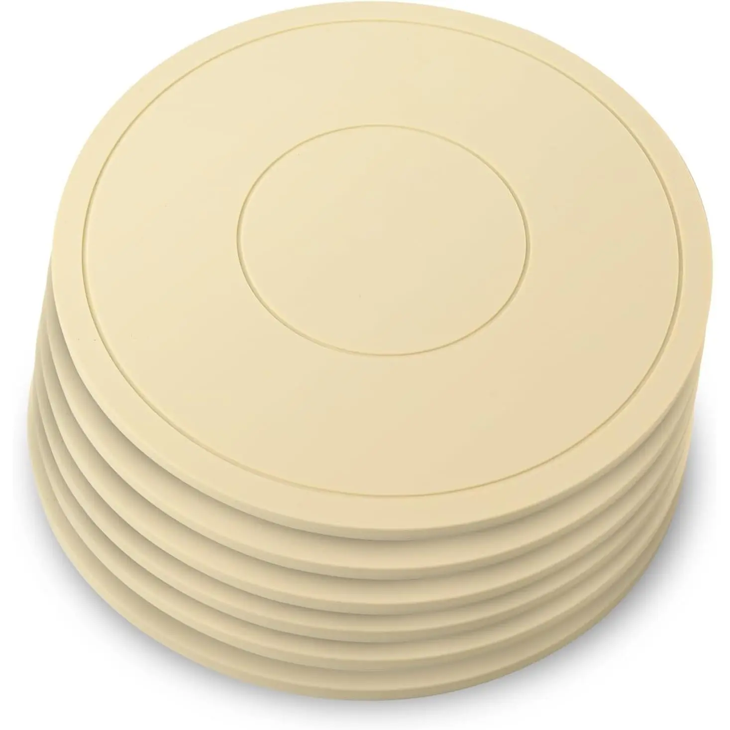 Trivet Mats 6 Pack Trivets for Hot Dishes Hot Pads for Kitchen, Trivets for Hot Pots and Pans,Heat-Resistant Non-Slip Dinner Plate Mat (Apricot)
