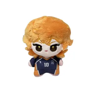 1Pc 12CM Kawaii Cotton Doll Haikyuu Plush Toys Anime Hinata Shoyo Tobio Kageyama Sugawara Koushi Kei Tsukishima Plushie Doll