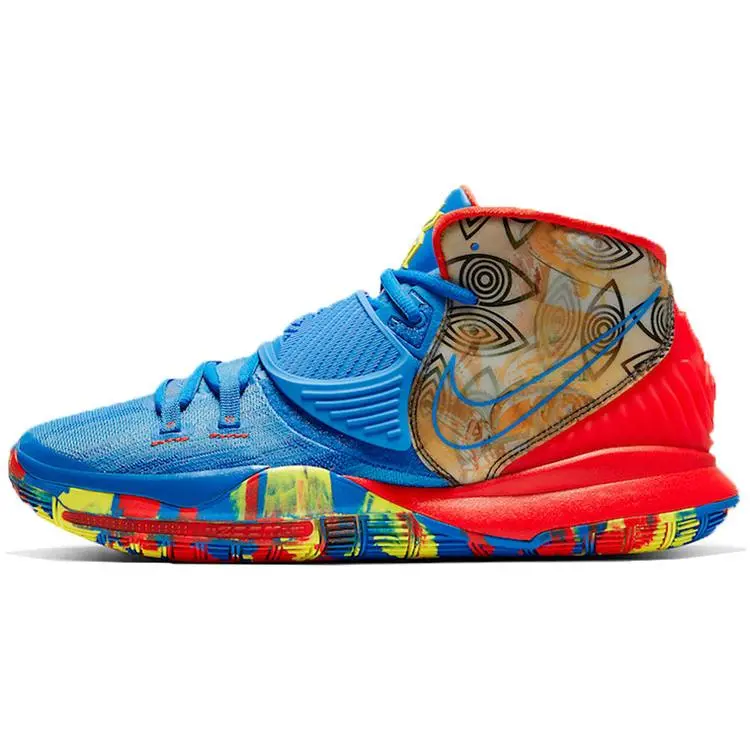 Nike Kyrie 6 Pre-Heat Guangzhou City Edition Basketball Shoes for Men and Women – Cushioned, Non-Slip, Durable Mid-Top Verifiable, with credentials and supporting global authentication