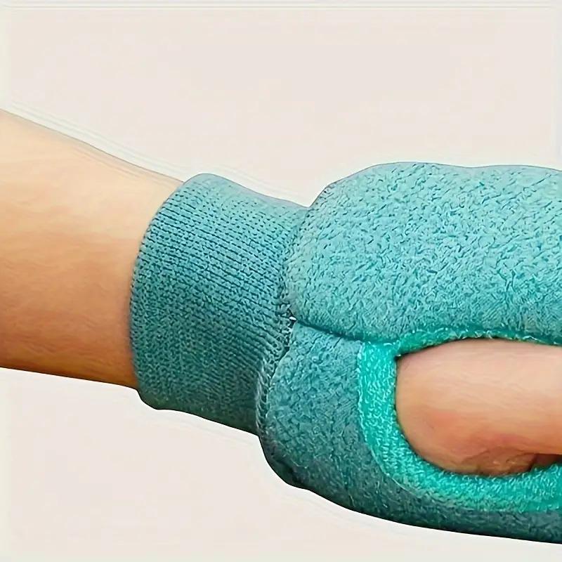 1 exfoliating bath glove, double-sided massage scrub glove, bath accessory