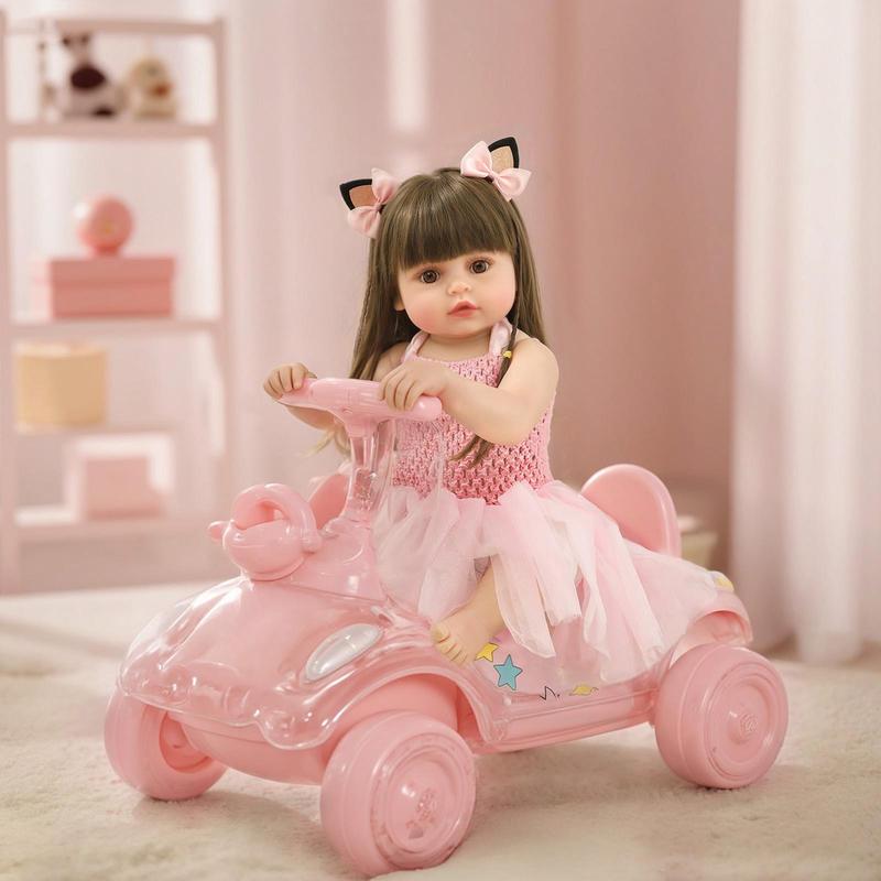 *Realistic Reborn Baby Dolls 22" Full Body Vinyl Real Life Like Bebe Dolls for Girls and Boys Realistas Lifelike Muñecas para Niñas with Birth Certificate and Feeding Kit Toys for Kids Age 3+   sonny angels