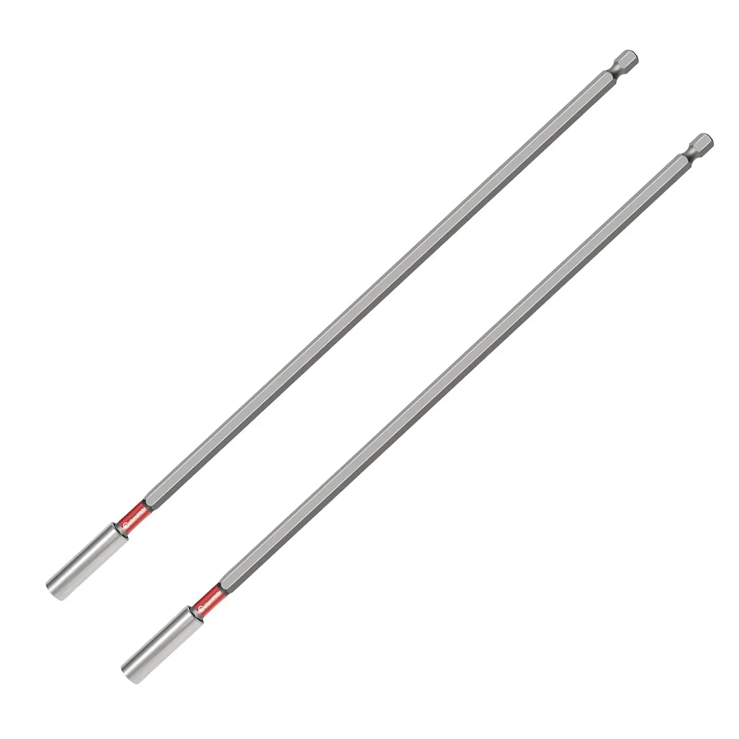 2PCS 12inch Bit Extension Holder for Driver,1/4" Hex Shank S2 Screwdriver Extension,Bit Extender