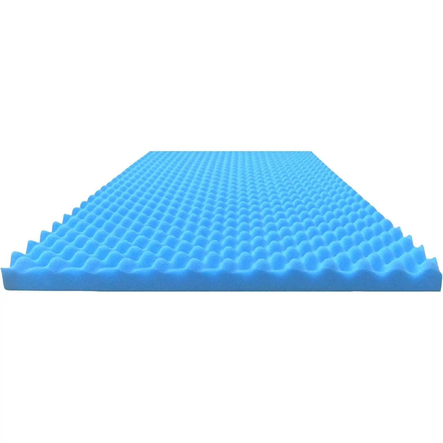Airflow Foam Mattress Topper, Egg Crate Foam Pad, Hospital Mattress Pad and Bed Topper for Support, Pressure Relief and Weight Distribution, Hospital Size Mattress, 2x33x72 Made in USA
