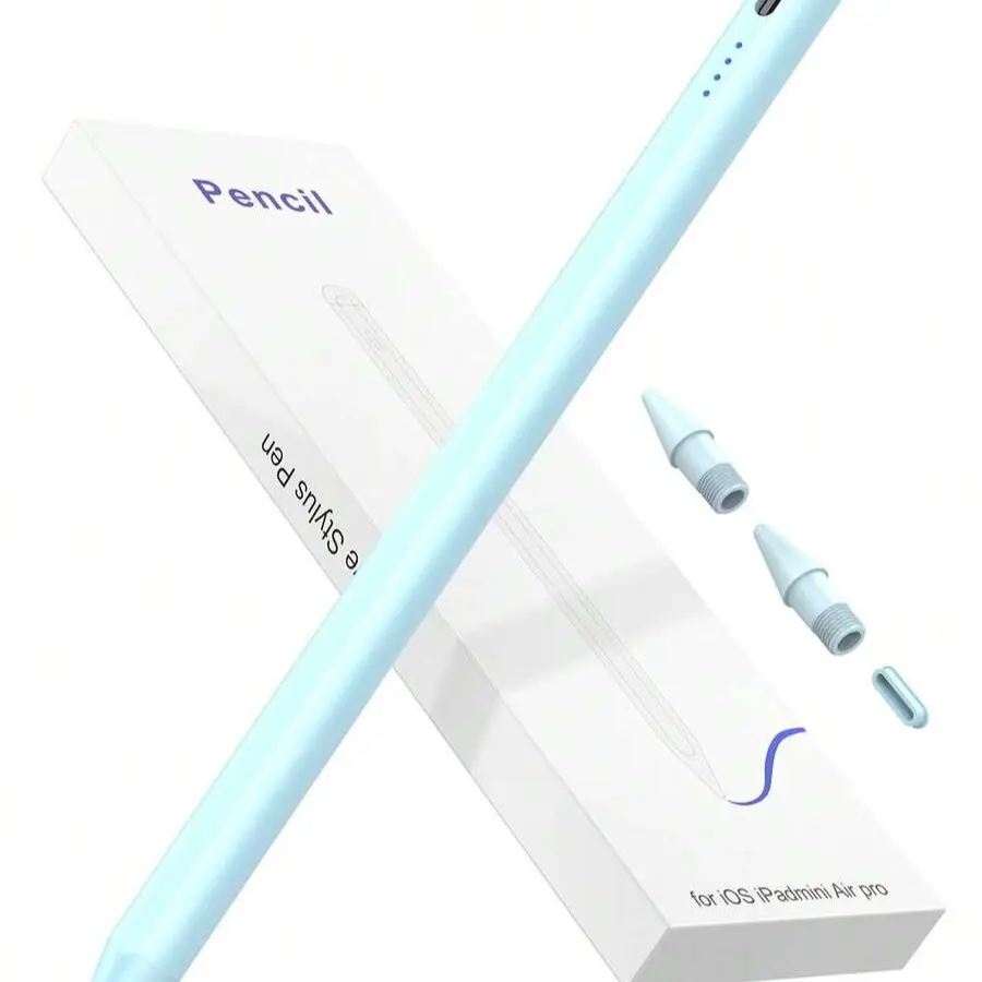 2026 Series Compatible Touch Pen, High Sensitivity, Anti-Mistouch, Fast Charging, Type-C Cable, 2 Replaceable Tips, 120mah Battery, Touch Stylus