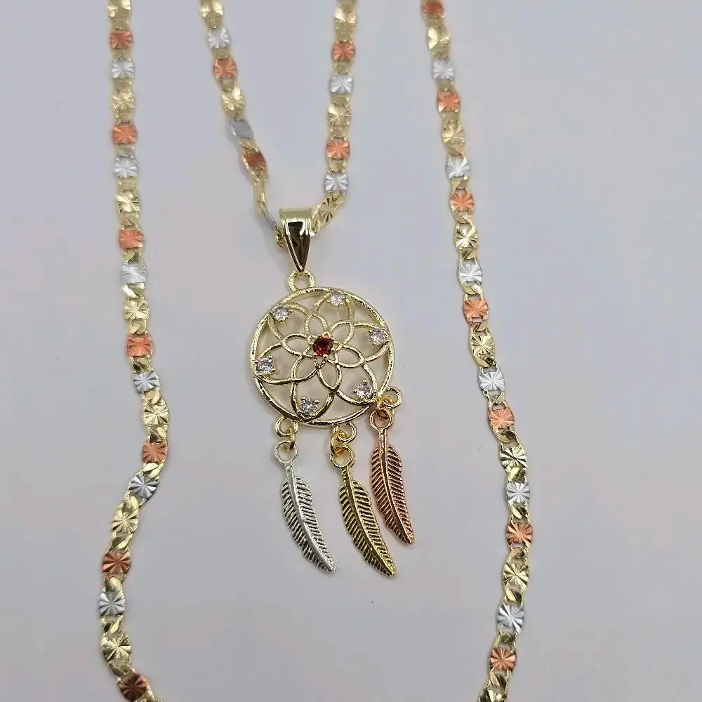 Dreams Catcher beautiful necklace gold-plated three colors fashion 22"inches